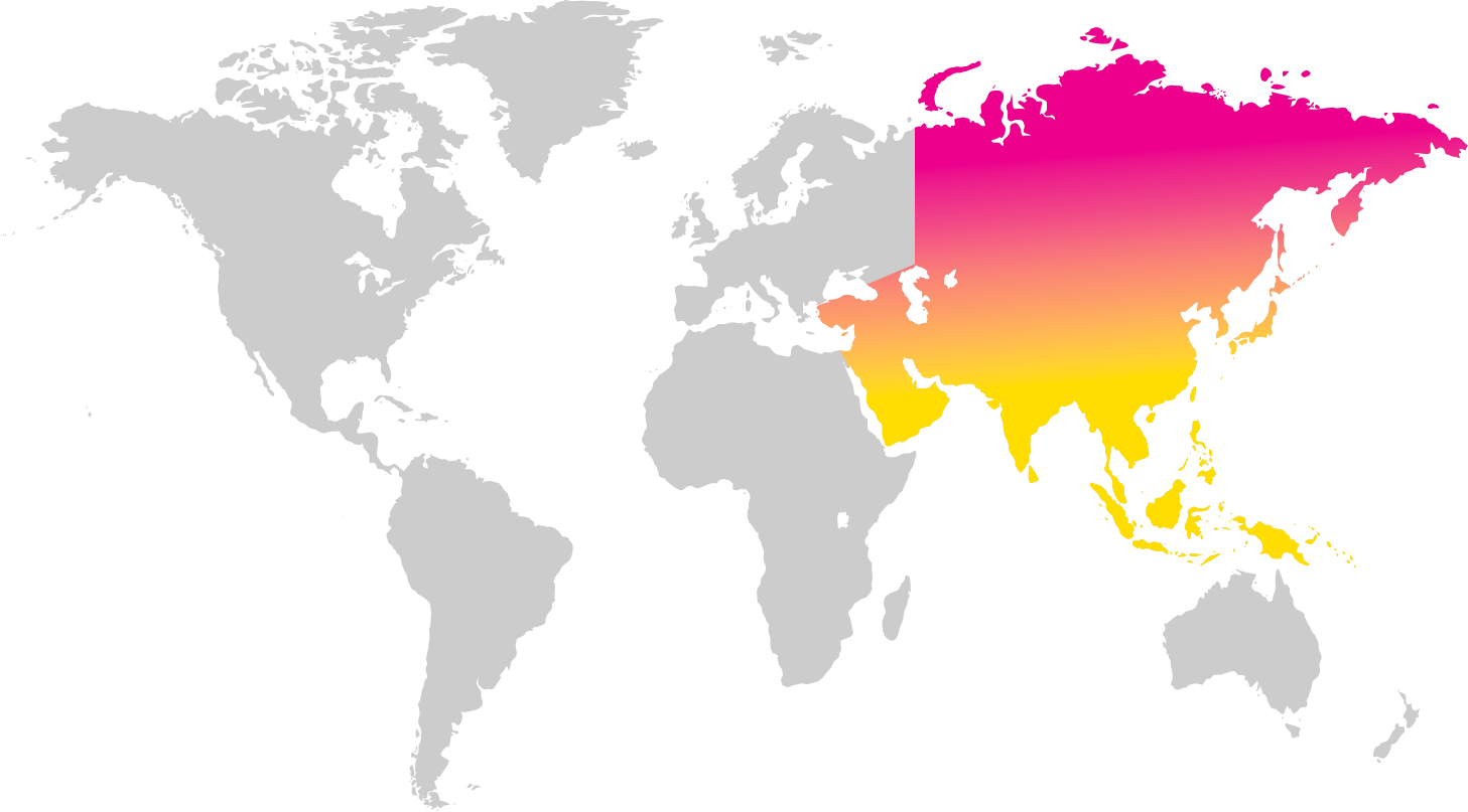 Karte Asien